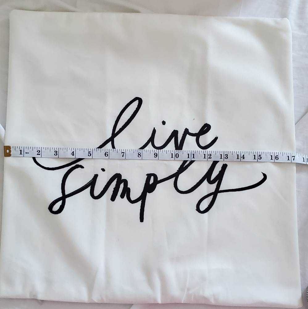 🌼2 for $20: Soft White accent Pillowcase